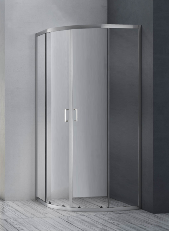 Cabine de douche d'angle semi-circulaire - KOKIS
